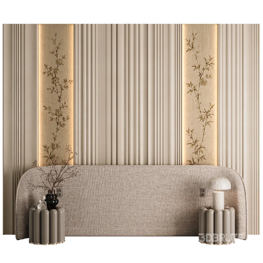 Organic Headboard Set08 Image 1