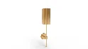 FLUTED GOLD WALL SCONCE - Thumbnail 4