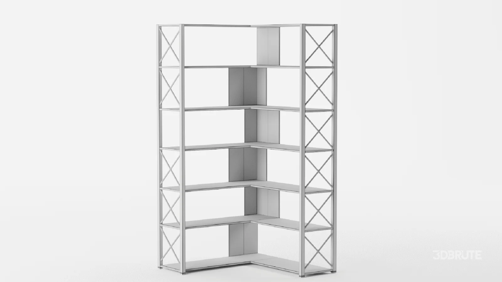 StoriesL Shaped Corner Storage Cabinet Image 7