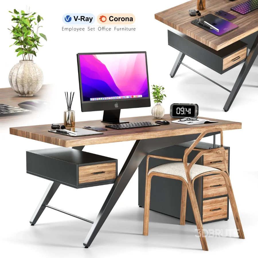 Employee Set Office Furniture Image 3