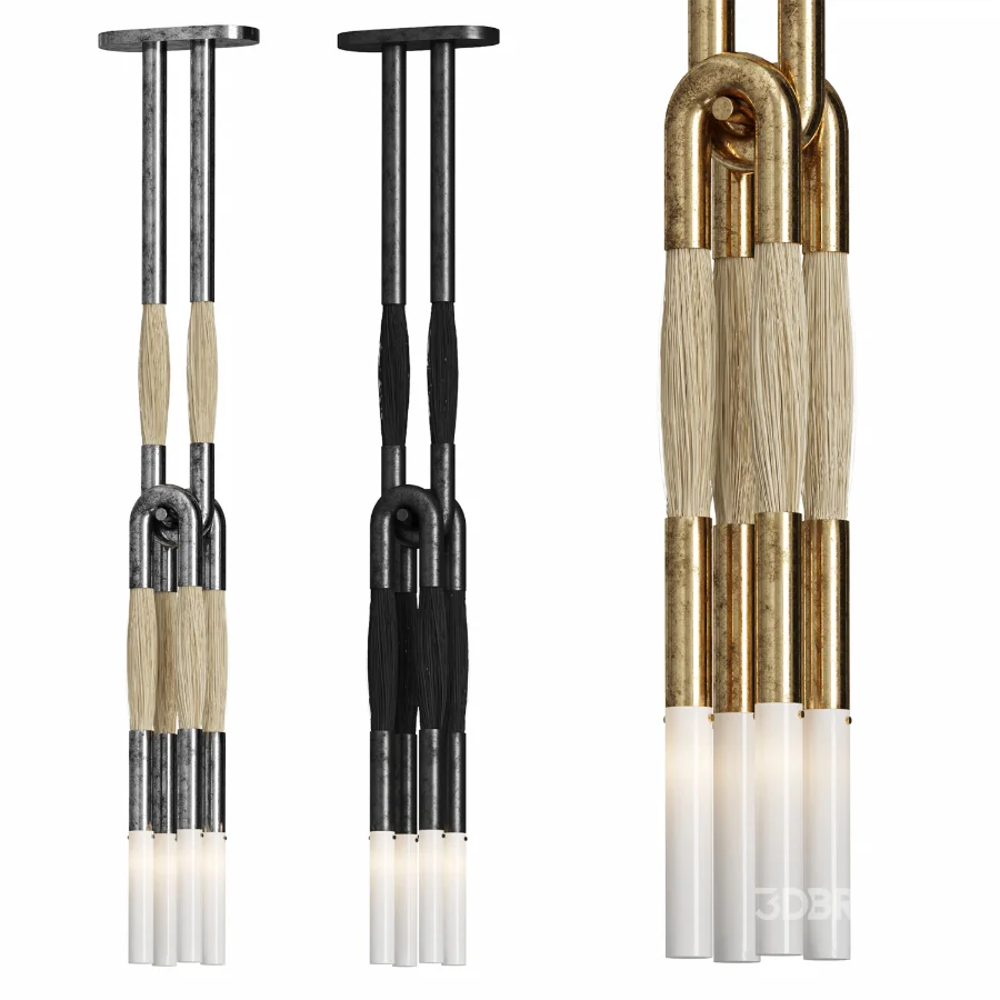 Horse Hair Pandent lamp by APPARATUS Image 3