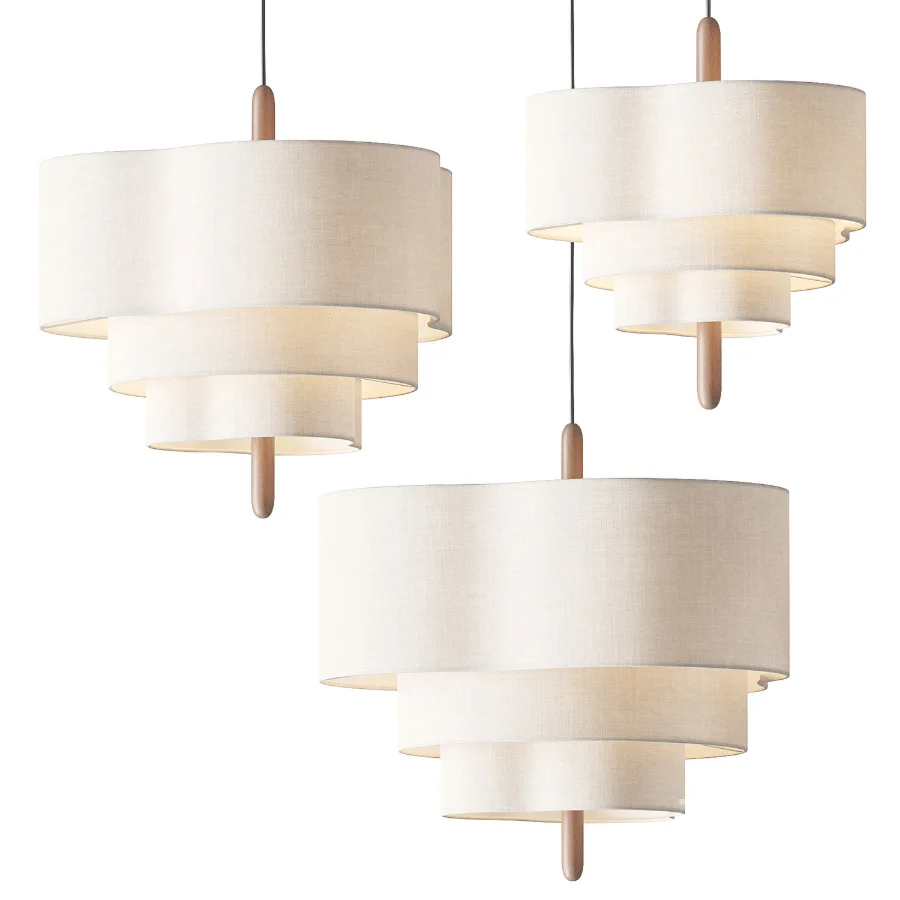 Ophel Fabric Pendant Lamp Image 1
