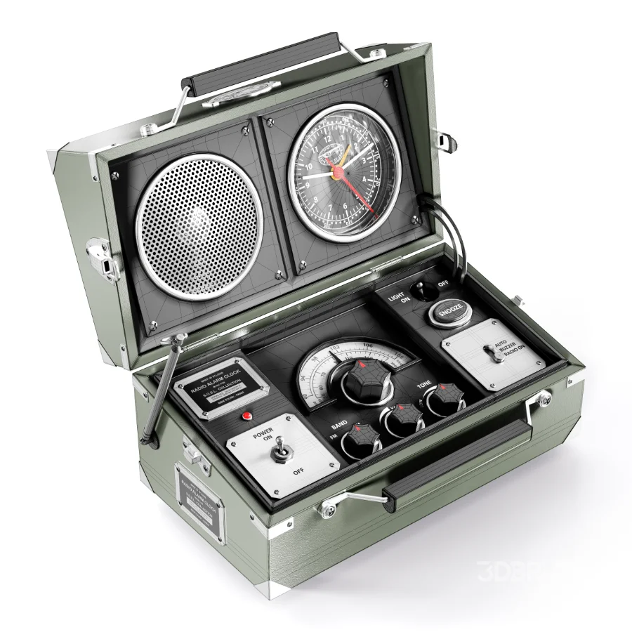 AM-FM Radio Alarm Clock Image 7