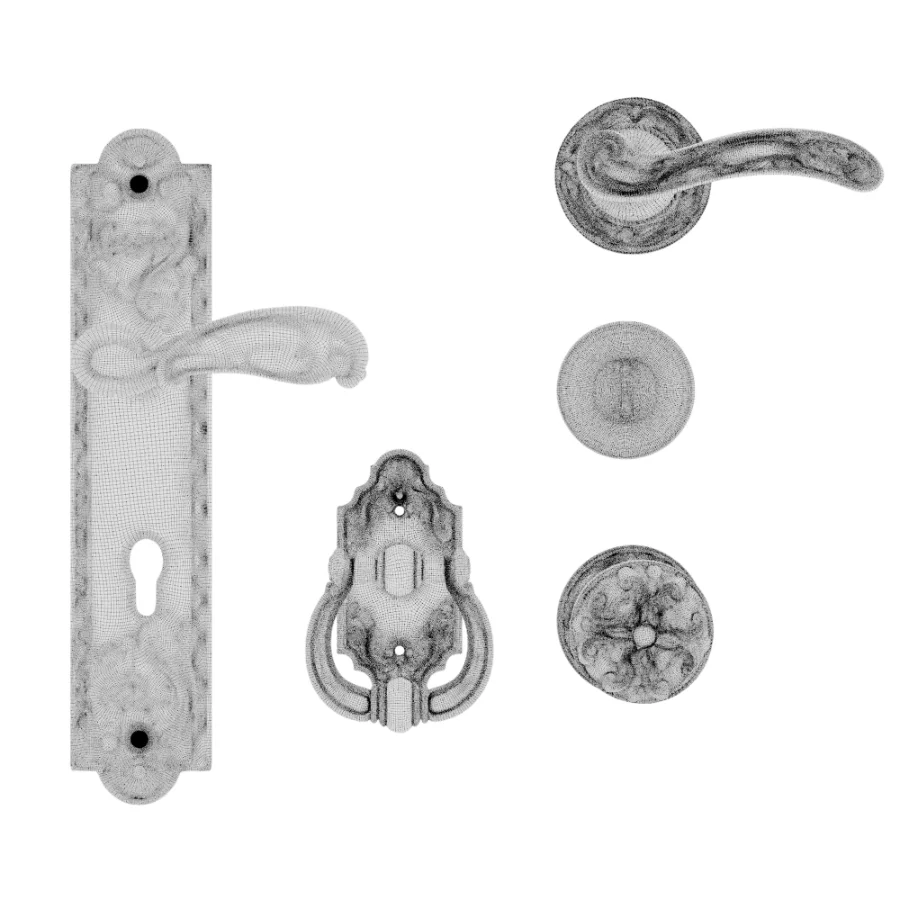 Vintage Decorative Door Handle-02 Image 4