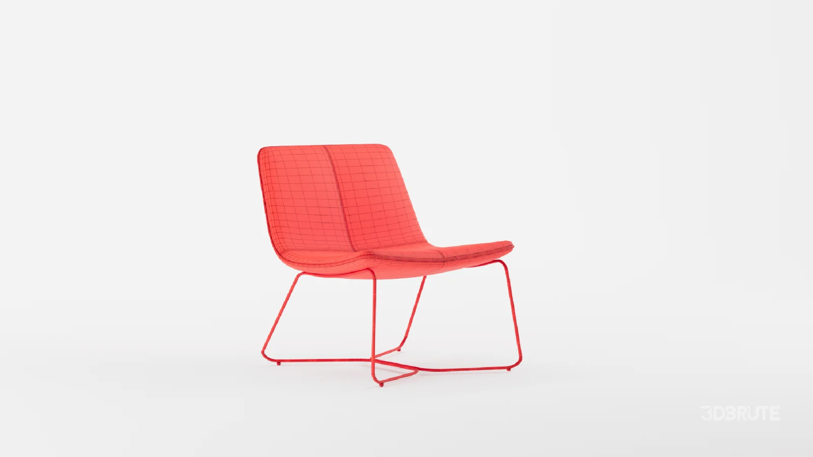 Tan Slope Lounge Chair Image 3
