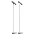 Thames Brass And White Floor Lamp - Thumbnail 3