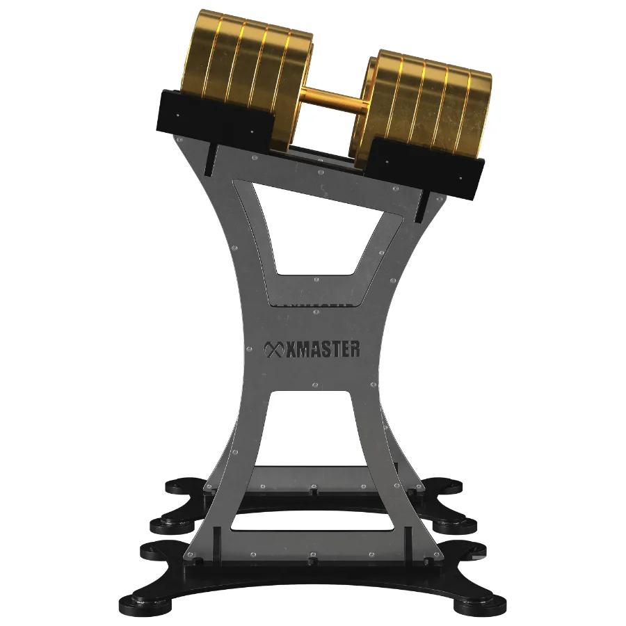 350lb_Customized_Gold_Dumbbells Image 6