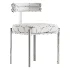 Industrial Velvet Dining Room Chair - Thumbnail 8