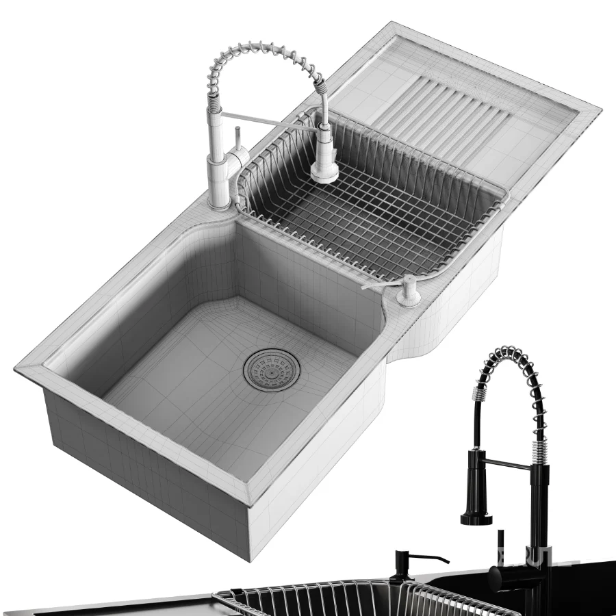 Drop-in Kitchen Sink 07 Image 5