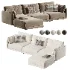 Naples Modular Upholstered Chaise L-Sectional - Thumbnail 1