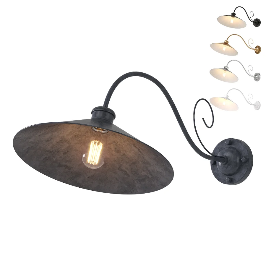 Alessio Vintage Disc IP65 Water Proof Outdoor Lighting Image 1