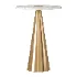 Addyson Grey Marble And Gold Side Table - Thumbnail 3