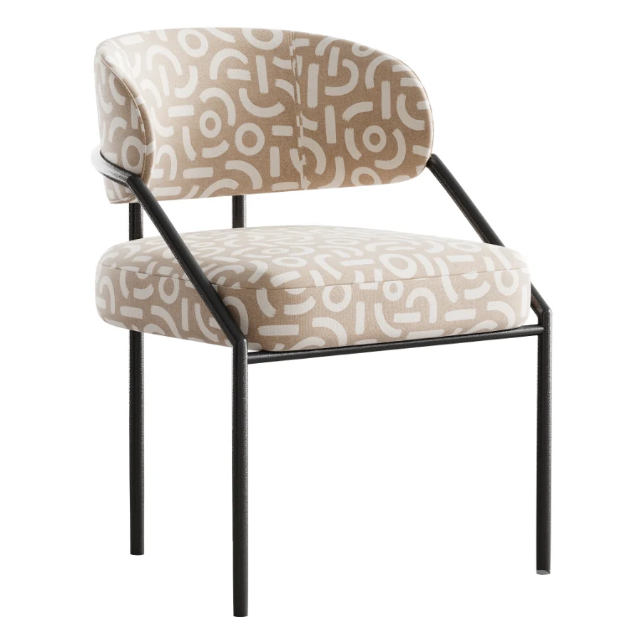 Metal Kitchen and Dining Room Chair Image 2