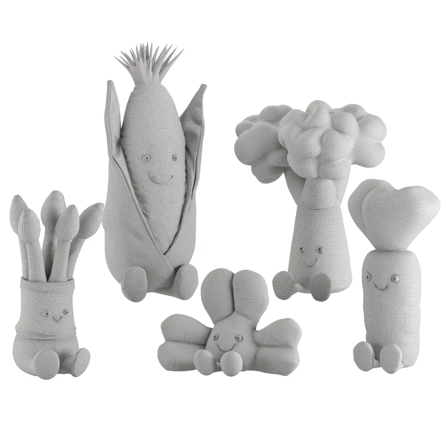 Plush Toys Set 38 – Vegetables Image 7