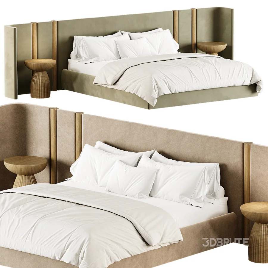 Japandi Double Bed 02 Image 4