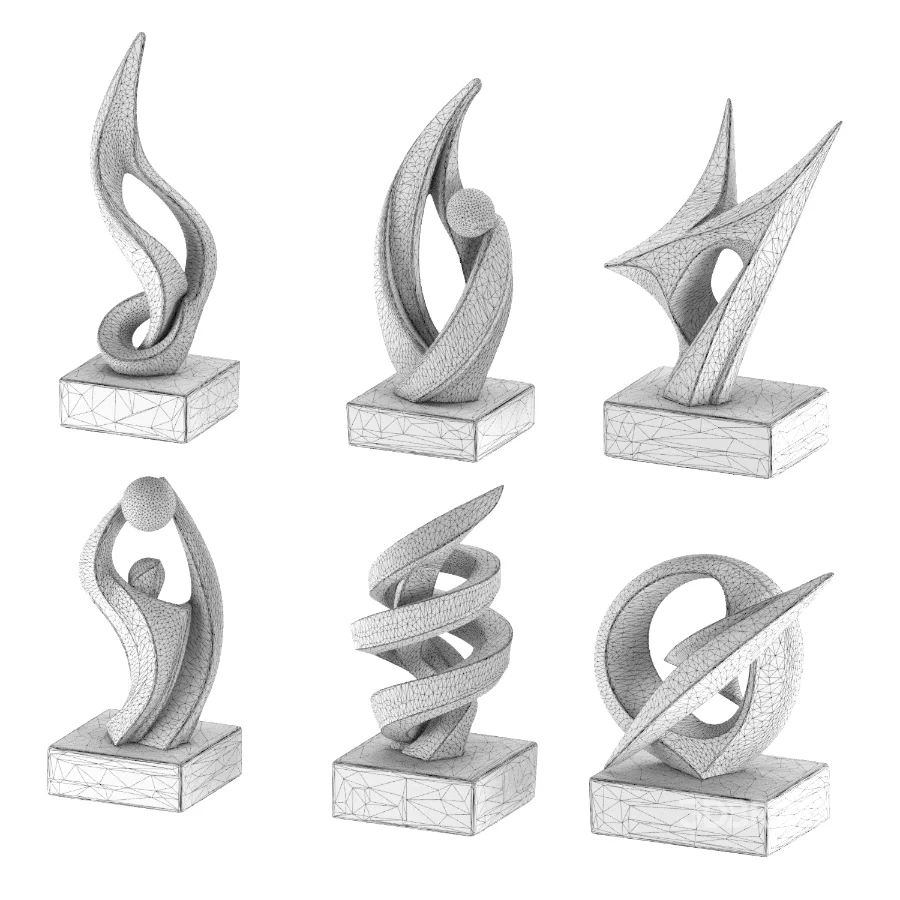 Abstract Modern Sculpture 02 Image 3