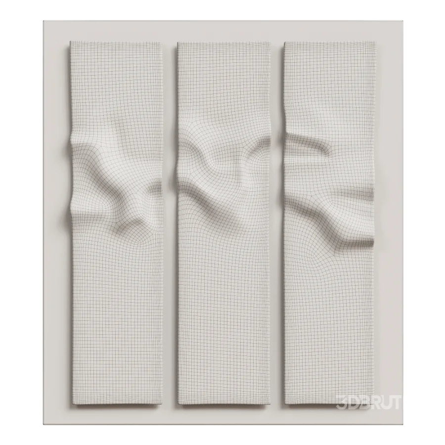 Modern Abstract Liquid Metal Wall Art 39 Image 3