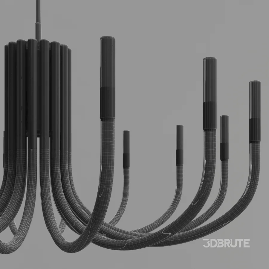 Rousseau LED Oval Chandelier Image 2