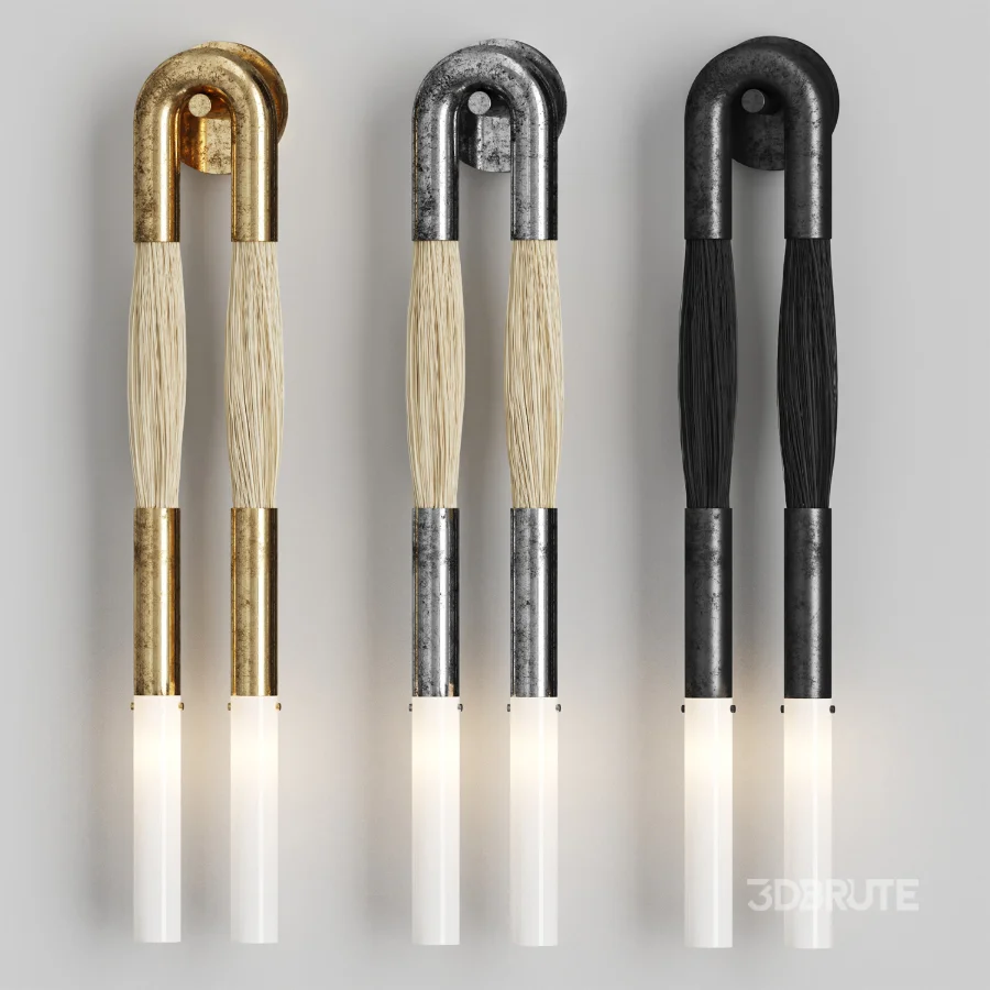 Horse Hair Sconce by APPARATUS Image 4
