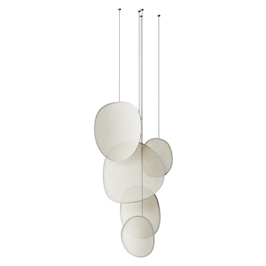 LED fabric pendant lamp Image 4