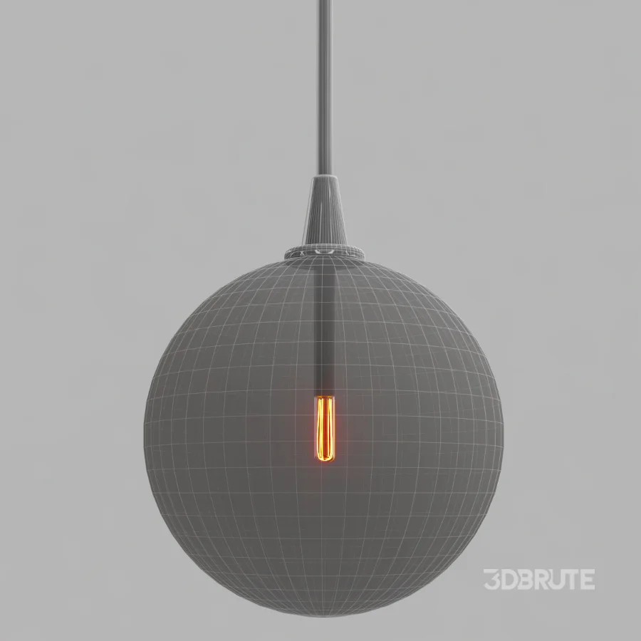 GLASS GLOBE PENDANT LAMP Image 1