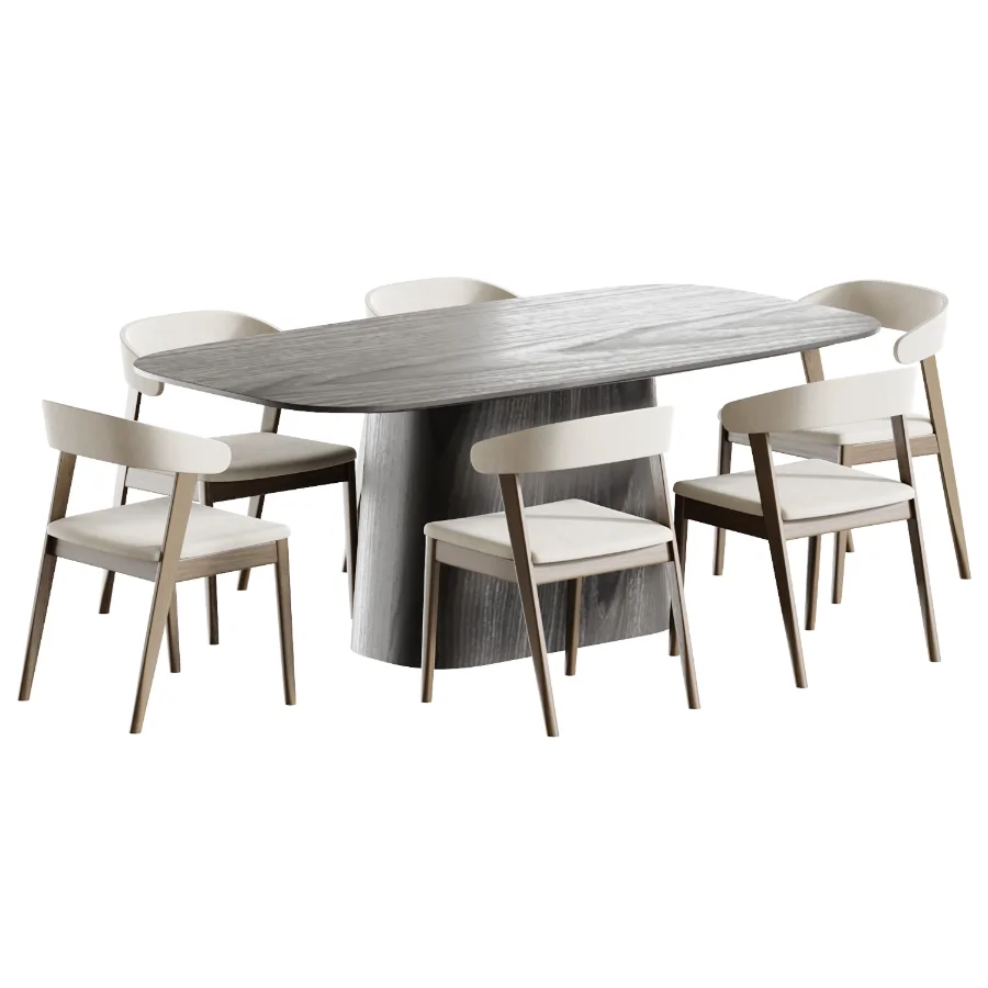 Wooden kitchen chair and Kitchen table Image 3