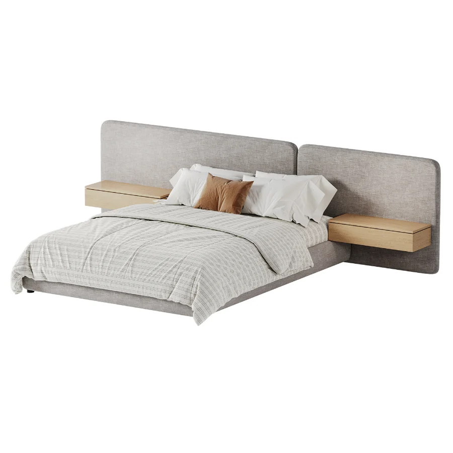 Modern Double Bed 05 Image 2