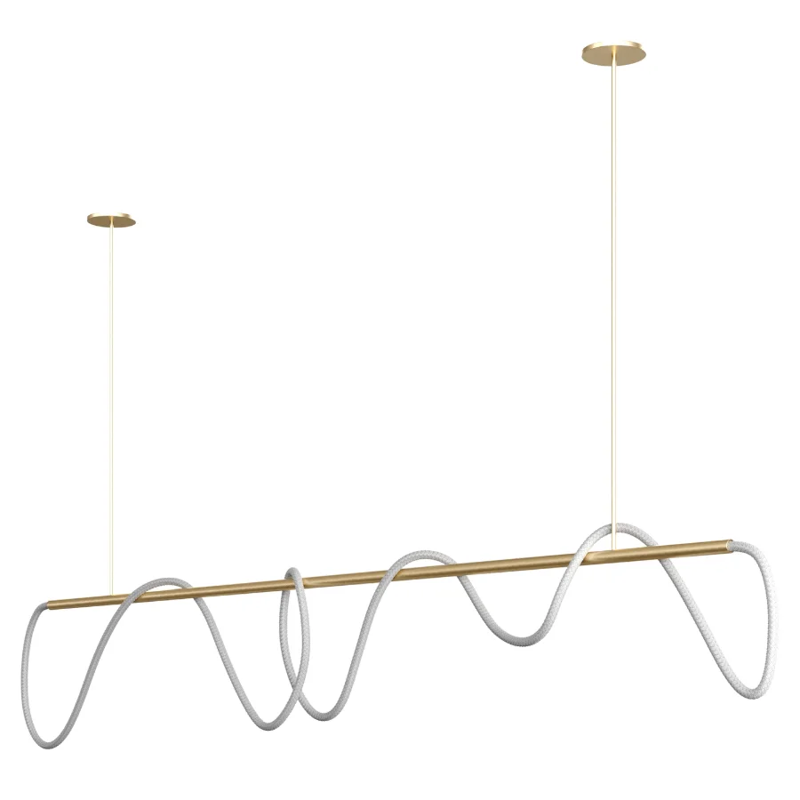 Festif Linear Pendant Lamp by Dbianco vol 5 Image 7