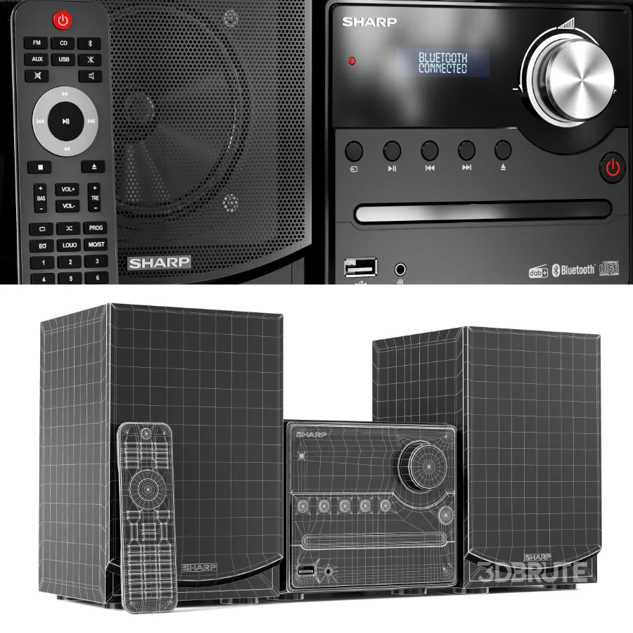 Sharp XL-B512 Wireless & Bluetooth Audio Image 7