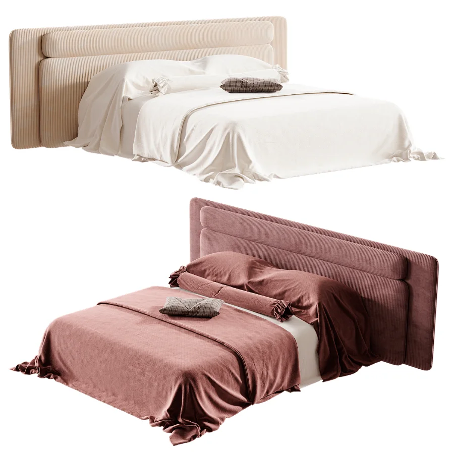 Modern Double Bed 08 Image 2