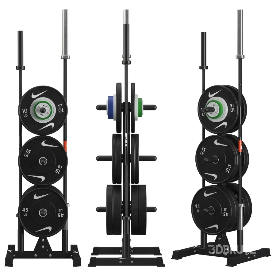 Nike_Plate_Tree_&_Barbell_Holder Image 1