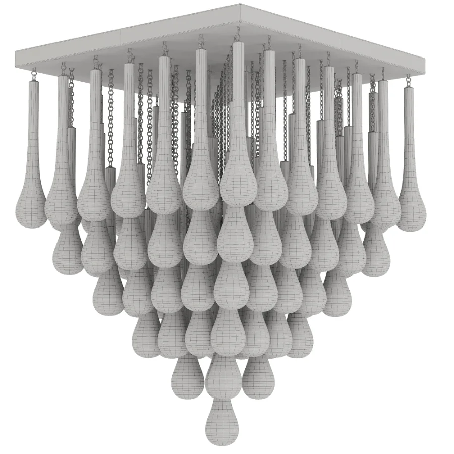 Square Chandelier set7 Image 2