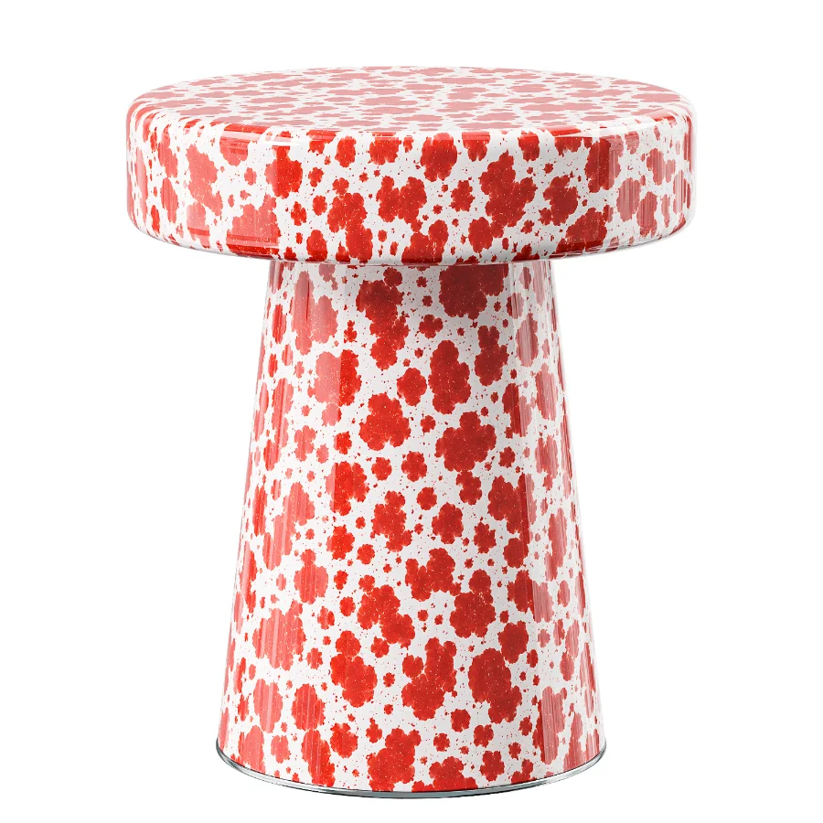 Round Mouth Blown Side Table Murano Image 1