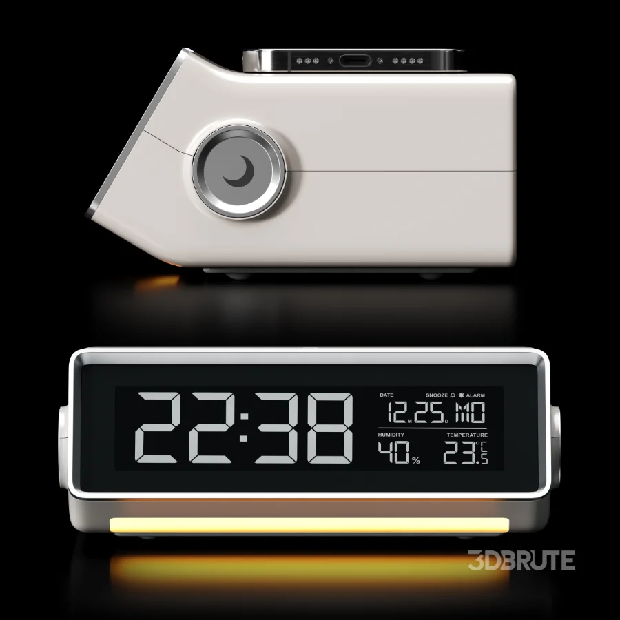 MOOAS Smart Wireless Charging Nightlight Clock Image 2