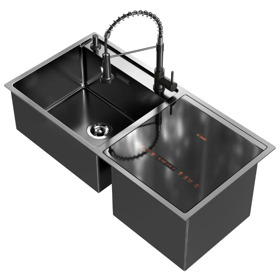 Sink Equipped With Dishwasher Image 3