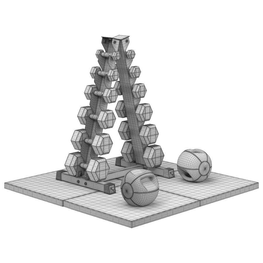 Mirafit_Vertical_Dumbbell_Stand Image 9