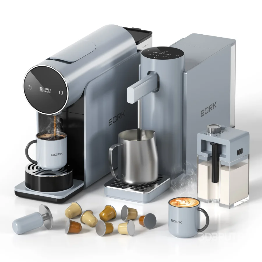 BORK Espresso Mini Machine & Milk Frother Image 4