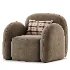 Flair Nina Boucle Teddy Accent Chair - Thumbnail 4