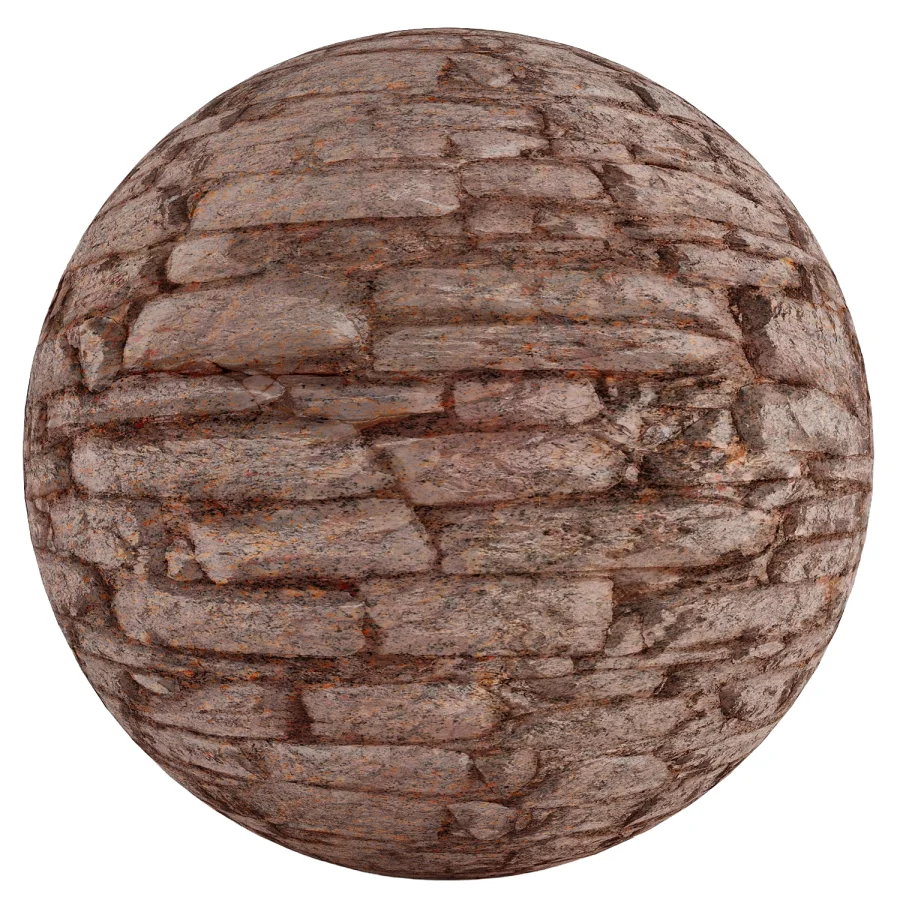 Stacked Stone Wall Image 3