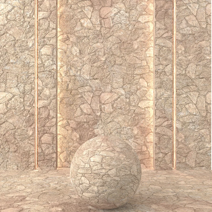 Flagstone Seamless Material Image 3
