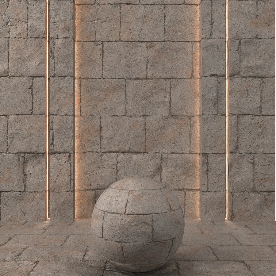 Block Stone Wall Image 4