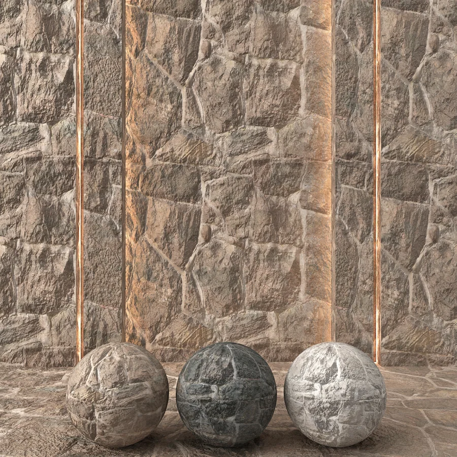 Rock Stone Wall Image 1