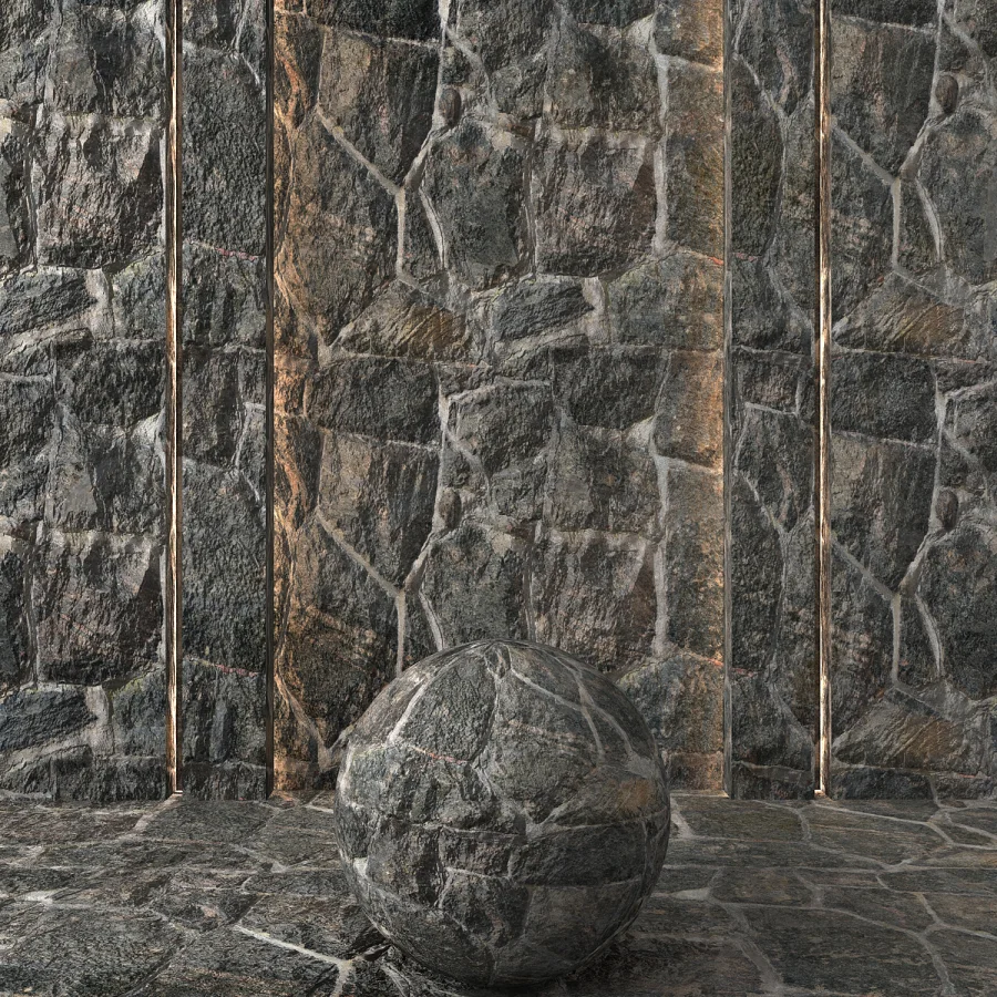 Rock Stone Wall Image 3