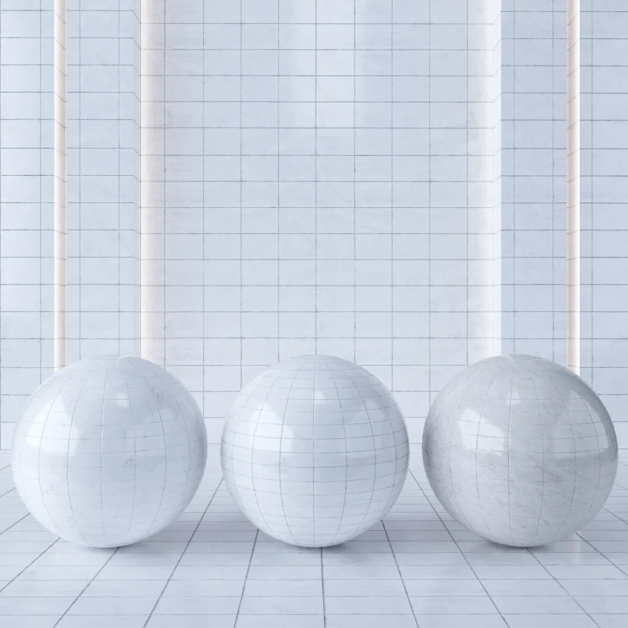 Marble Tile White Image 4