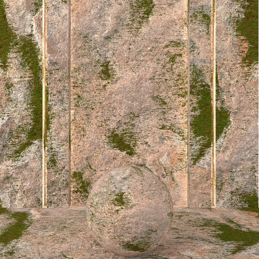 Rock Rough Moss Image 3