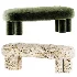 Estelle Stone Cream Ottoman - Thumbnail 2