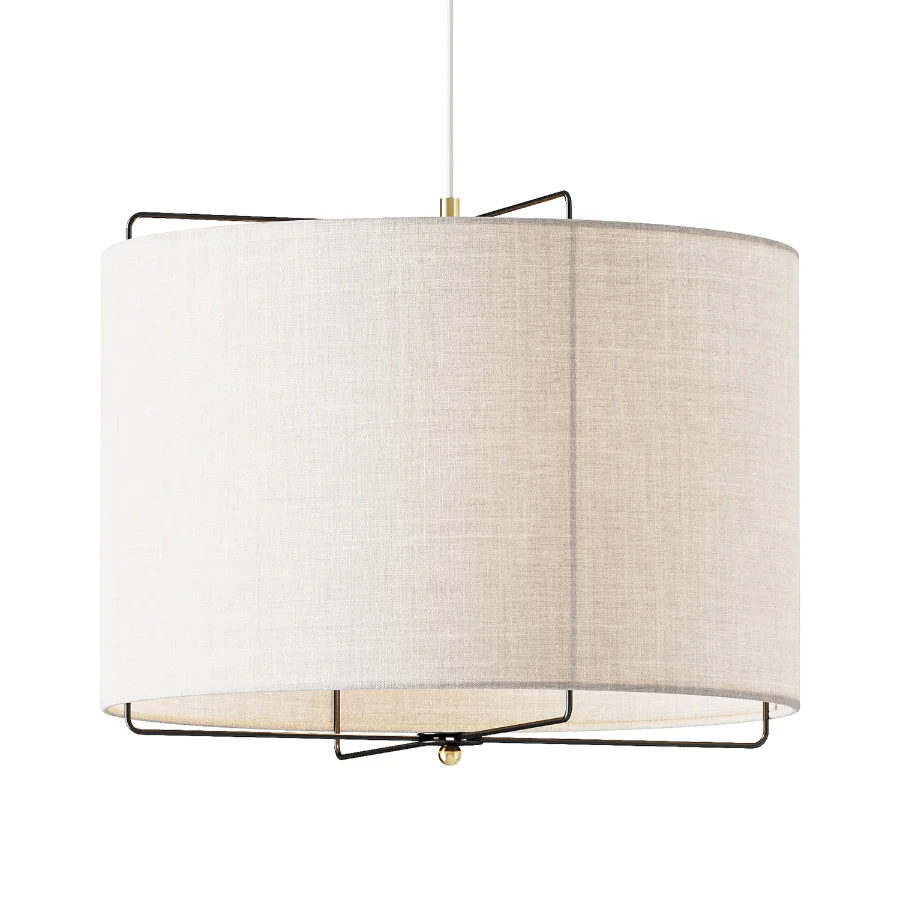 Linen Clouds Large Pendant Lamp Image 3