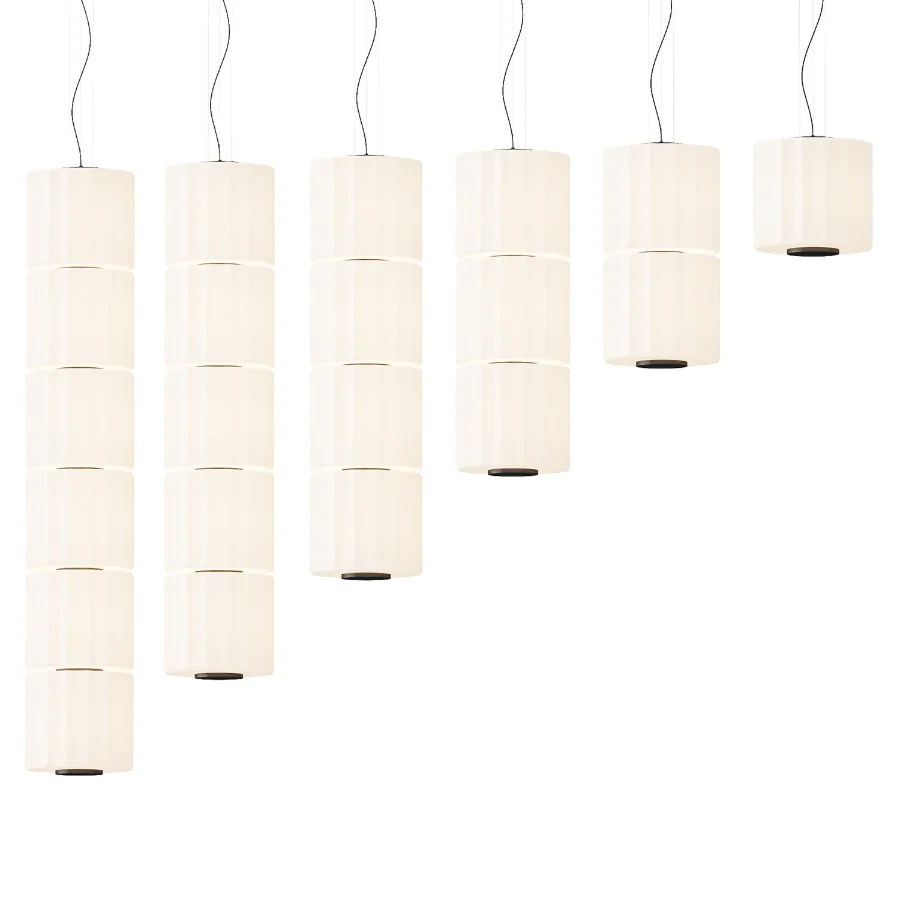 Column Ivory 300 Vertical Pendant Lamp Image 2