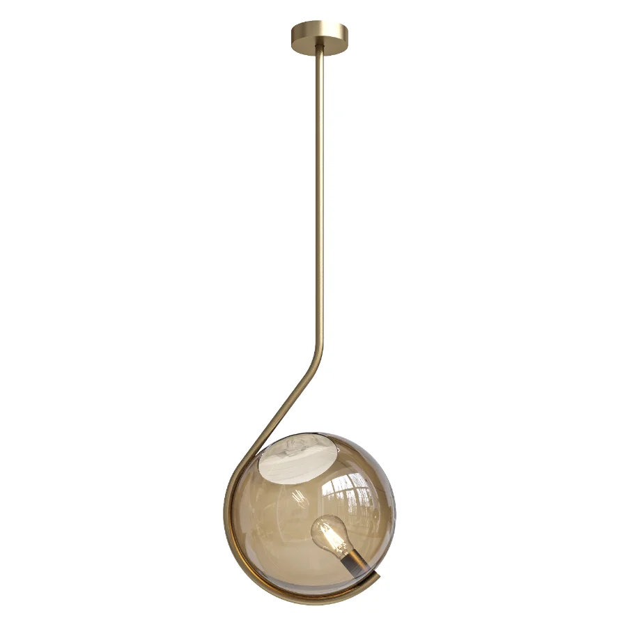 Roll & Hill Fiddlehead Pendant Image 2