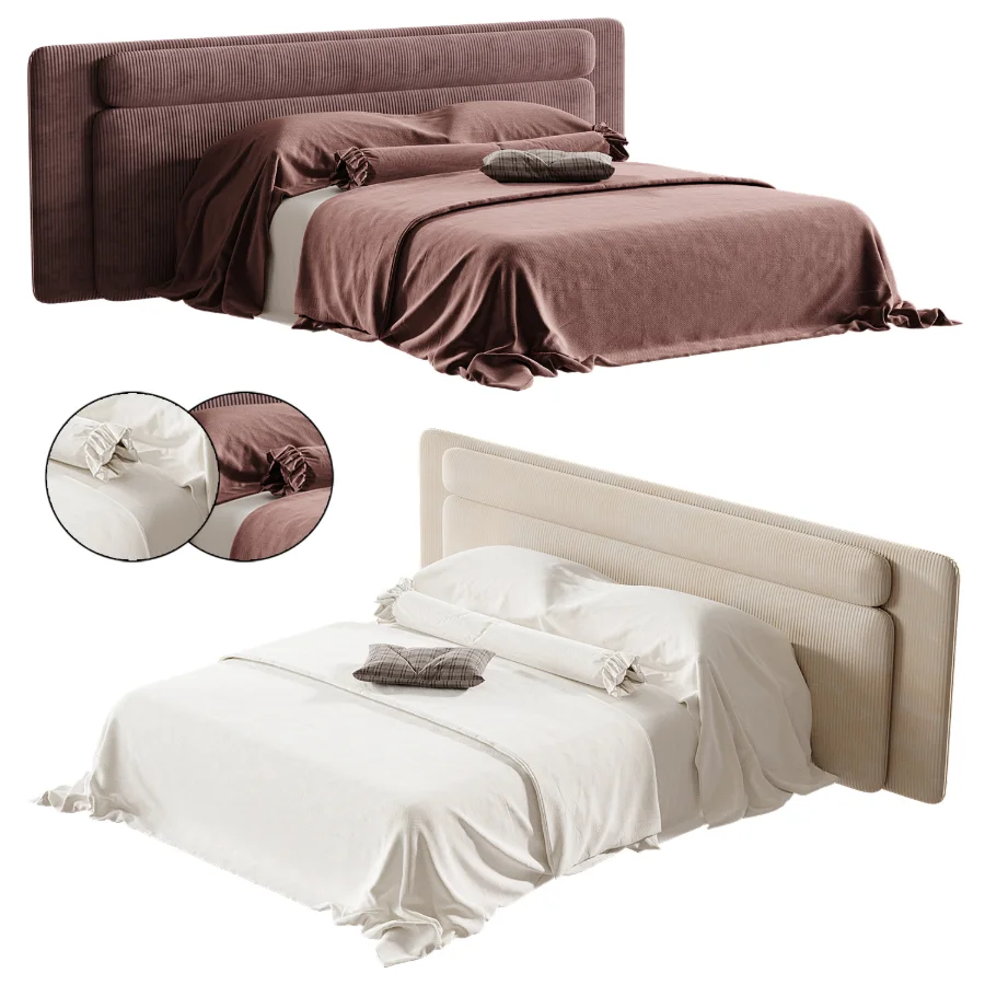 Modern Double Bed 08 Image 5